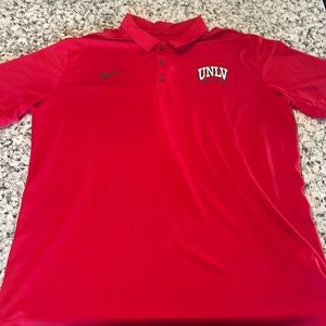 NIKE Dri-fit UNLV Men’s extra large red polo